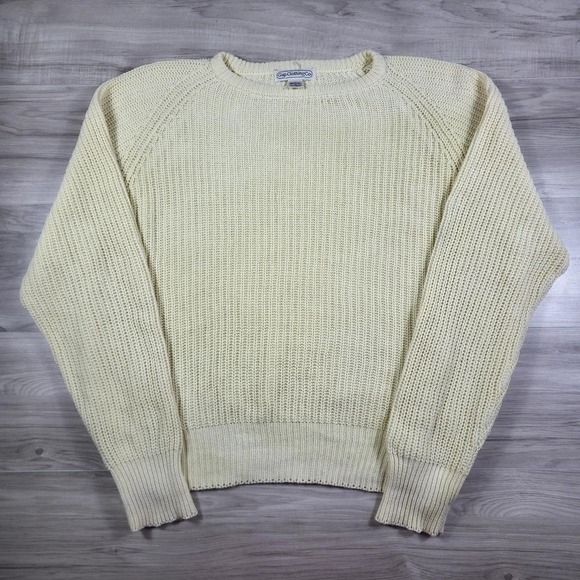 Gap Other - Vintage Chunky Gap Cream Ramie & Cotton Knit Sweater